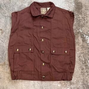 Vintage RARE Levis Punk Style Vest. Levis Alias. Size Small. Sample